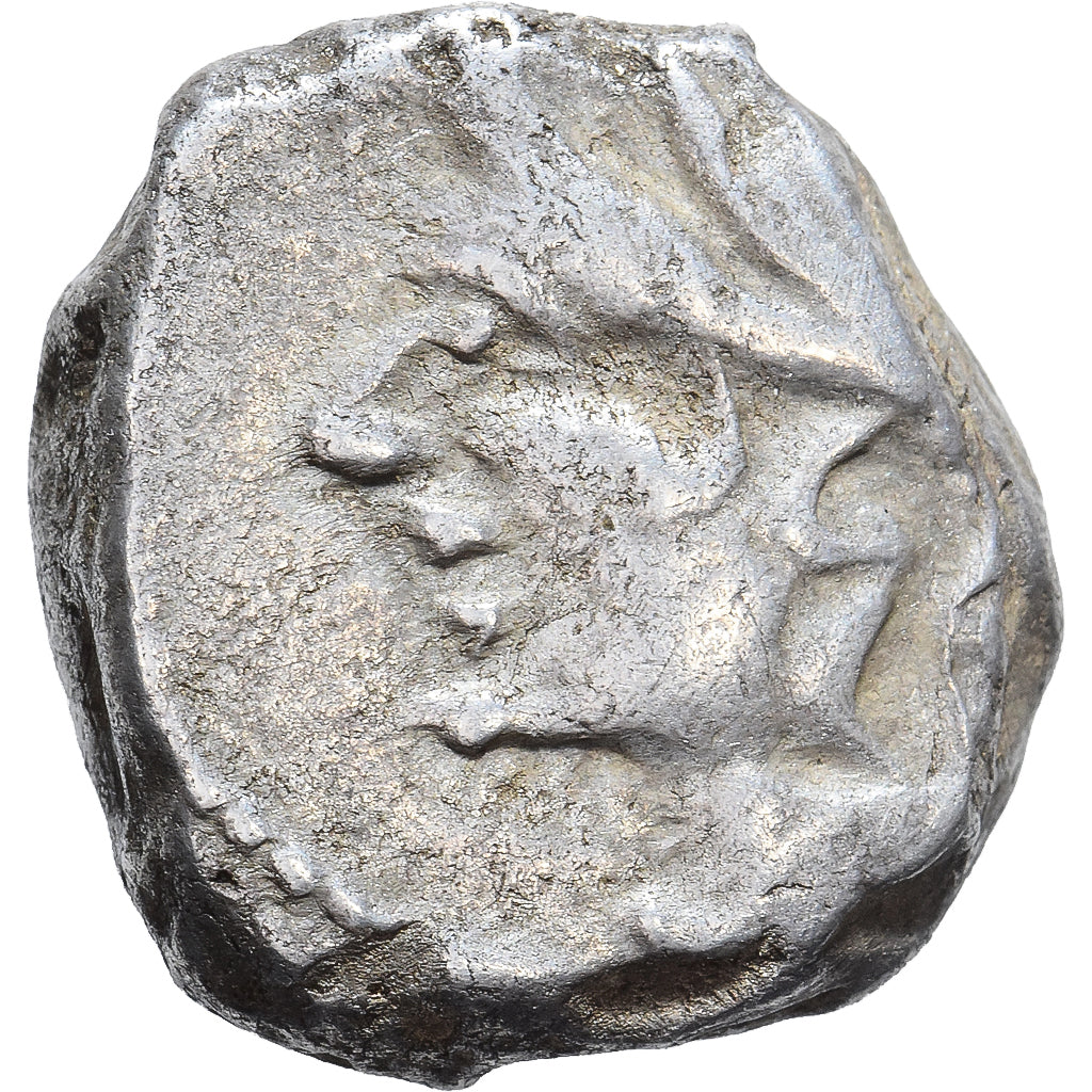 Allobroges, Denier à l'hippocampe, 2nd-1st centuries BC, Silver, AU(50-53)