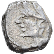 Allobroges, Denier à l'hippocampe, 2nd-1st centuries BC, Srebro, AU(50-53)