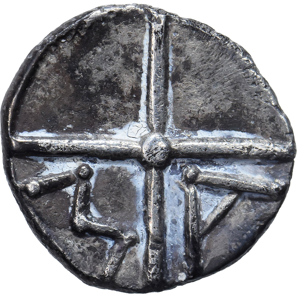 Gaul, Obol, 4th-1st centuries BC, Massalia, Zilver, ZF+
