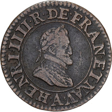 Francia, Henri IV, Double Tournois, 1605, Paris, Rame, BB