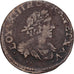 Francia, Louis XIII, Double Tournois, 1637, Axe Loire-Rhône, Rame, MB+