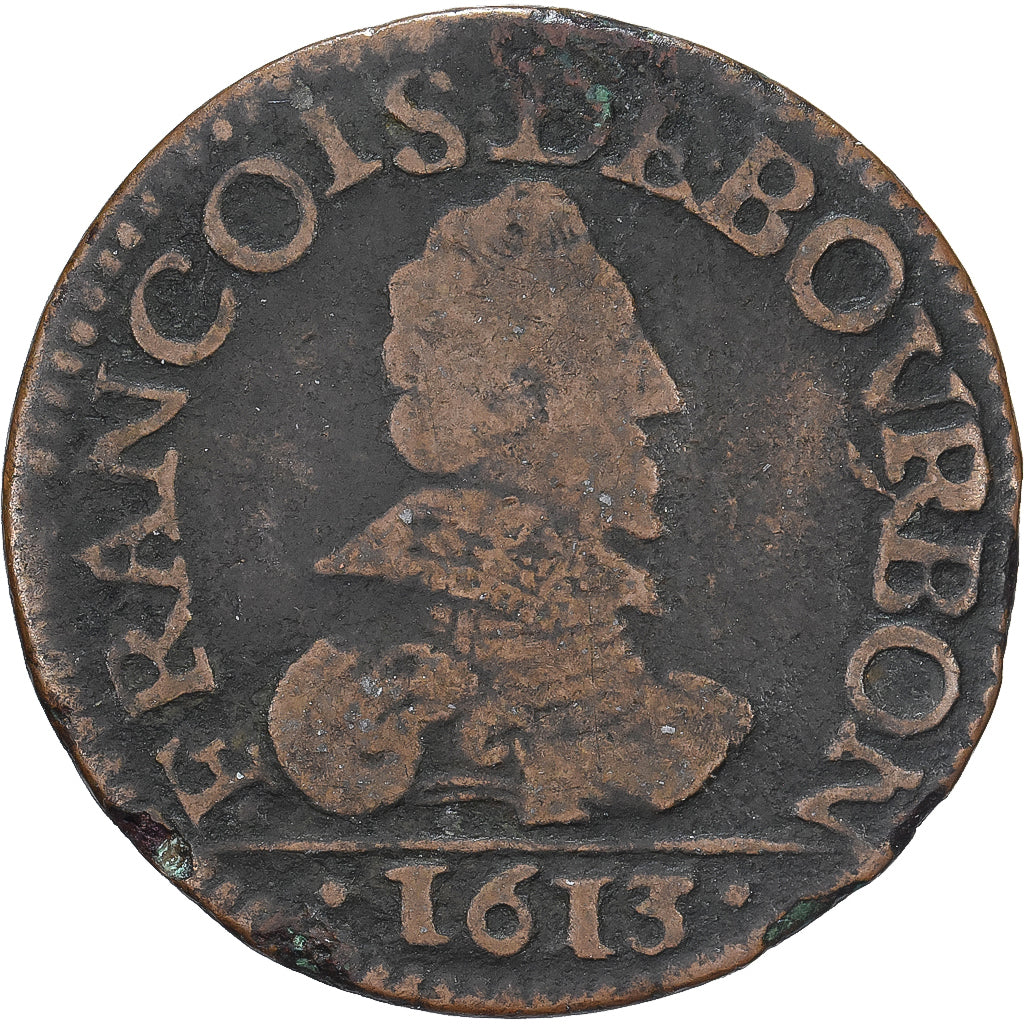 Principato di Château-Regnault, François de Bourbon-Conti, Liard, 1613, Rame