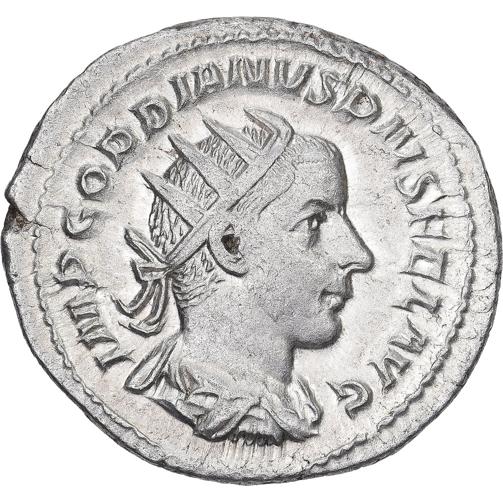 Gordian III, Antoninianus, 241-243, Rome, Silver, AU(55-58), RIC:89