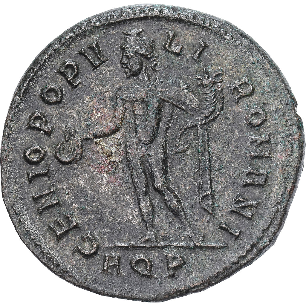 Diocletian, Follis, 297-298, Aquileia, Bronze, AU(55-58), RIC:23a