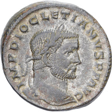 Diocletianus, Follis, 296-297, Trier, Bronzen, ZF+, RIC:170a