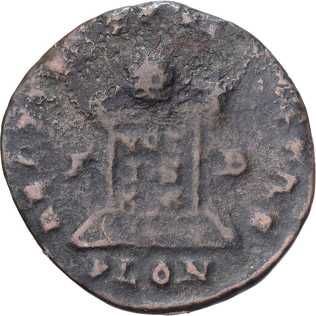 Constantine I, Follis, 322-323, Londinium, Bronce, BC+