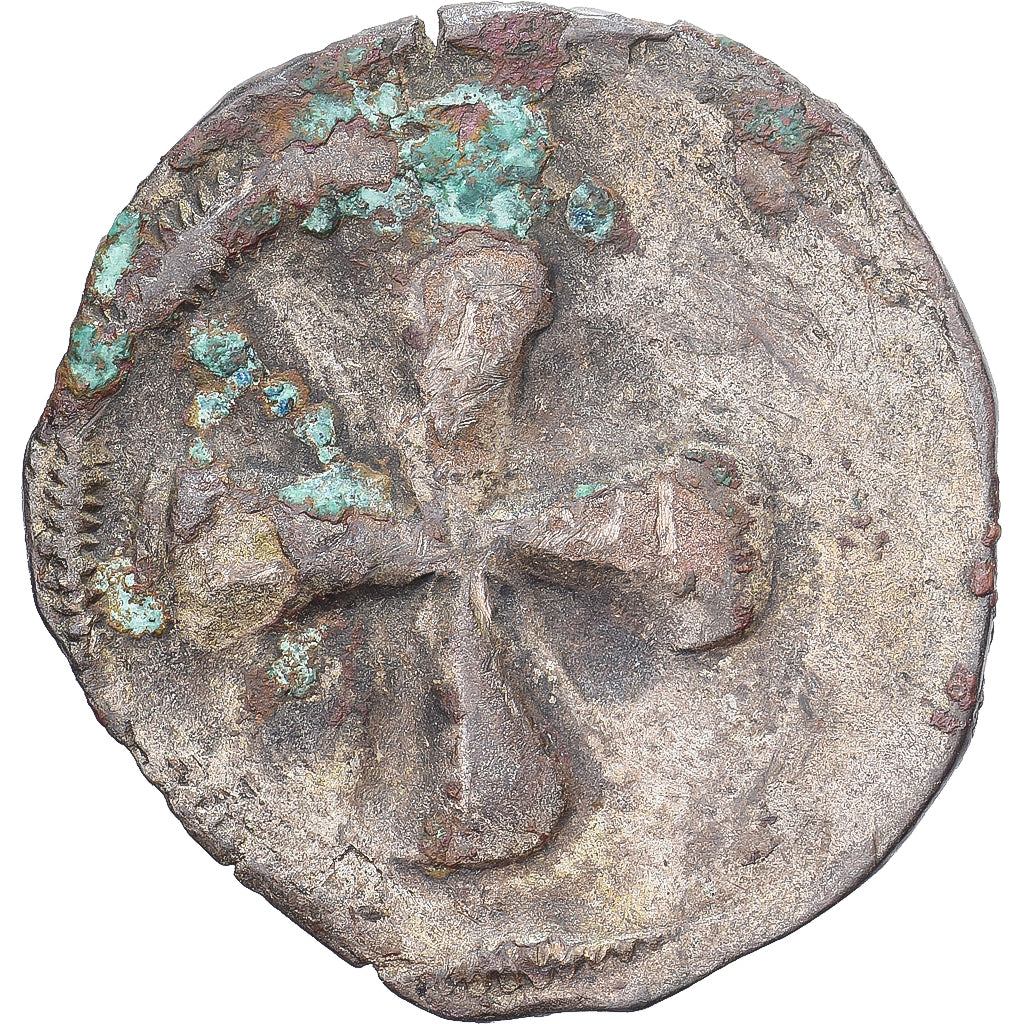 Bishopric of Le Puy, Denarius, Siglo XIV, Vellón, BC+