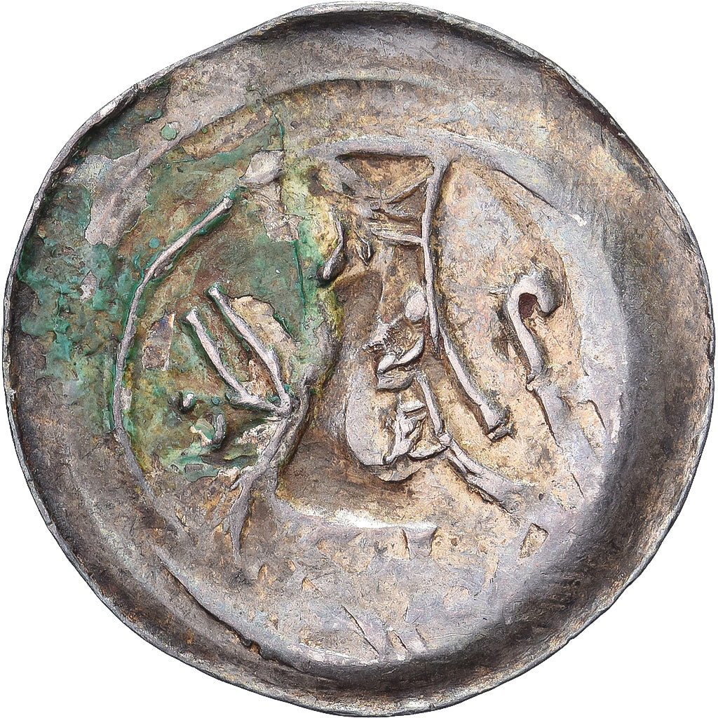 Bishopric of Strasbourg, Heinrich Von Staleck, Denier, 1245-1260, Zilver, ZF