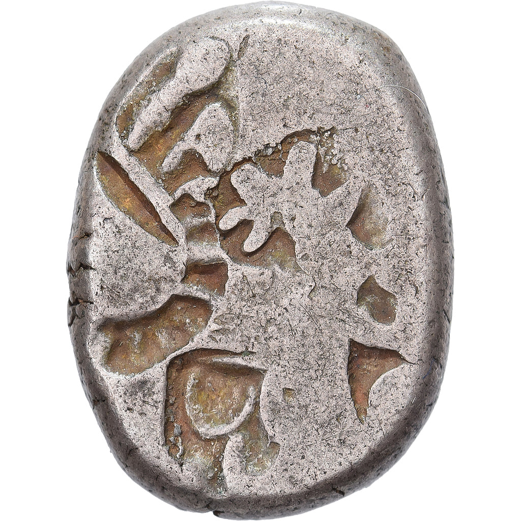 Maurya Empire, Karshapana, 3rd-2nd century BC, Prata, EF(40-45)