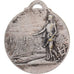Francia, medaglia, Liberatum, Victoire de la France, 1919, Silvered Brass