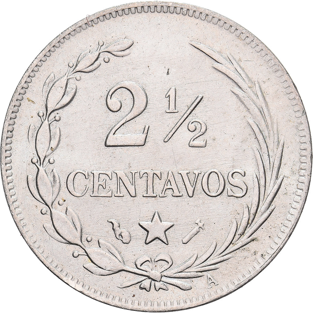 Dominican Republic, 2-1/2 Centavos, 1888, Paris, Kupfer-Nickel, STGL, KM:7