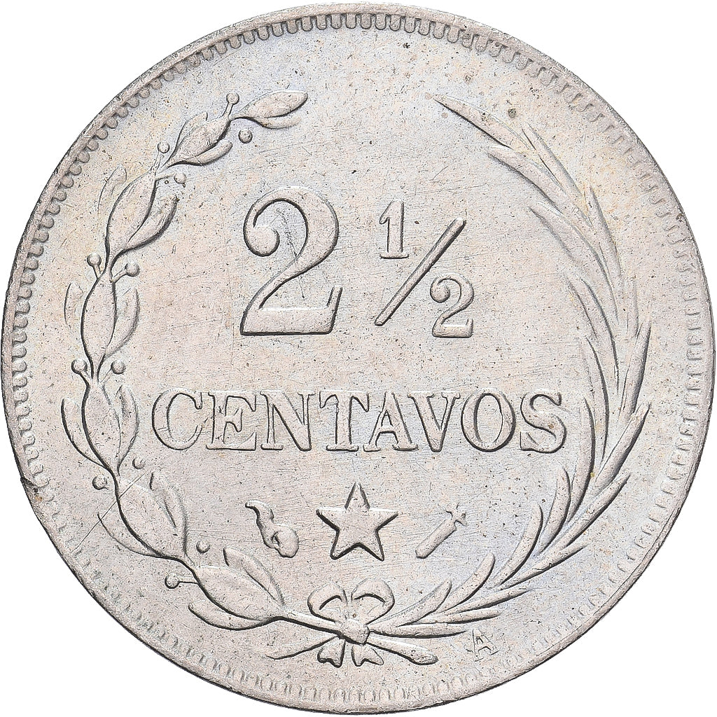Dominican Republic, 2-1/2 Centavos, 1888, Paris, Kupfer-Nickel, STGL, KM:7