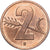 Switzerland, 2 Rappen, 1953, Bern, Bronze, MS(65-70)
