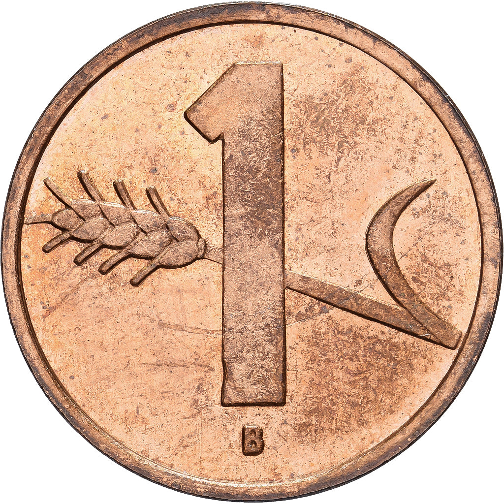 Svizzera, 1 Rappen, 1953, Bern, Bronzo, FDC