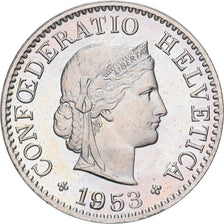 Schweiz, 5 Rappen, 1953, Bern, Prooflike, Kupfer-Nickel, STGL