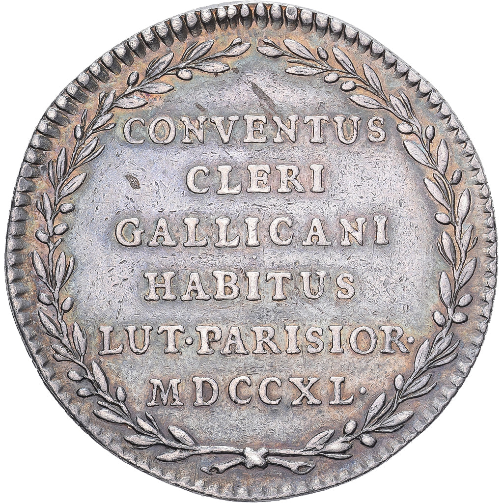 França, Token, Assemblée du clergé, 1740, Prata, AU(50-53)