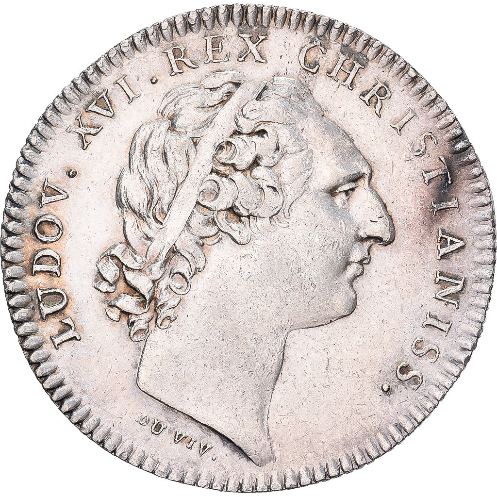 France, Token, Louis XVI, Bourse de Paris, Agents de Change, 1777, Silver