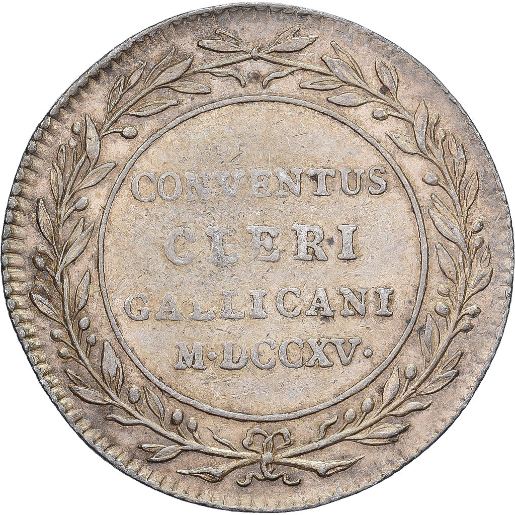 Francia, zeton, Assemblée du clergé, 1715, Plata, MBC