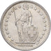 Switzerland, 2 Francs, Helvetia, 1874, Bern, Silver, MS(63)