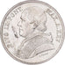 Papal States, Pius IX, 5 Lire, 1870 (Anno XXV), Rome, Silver, MS(60-62)