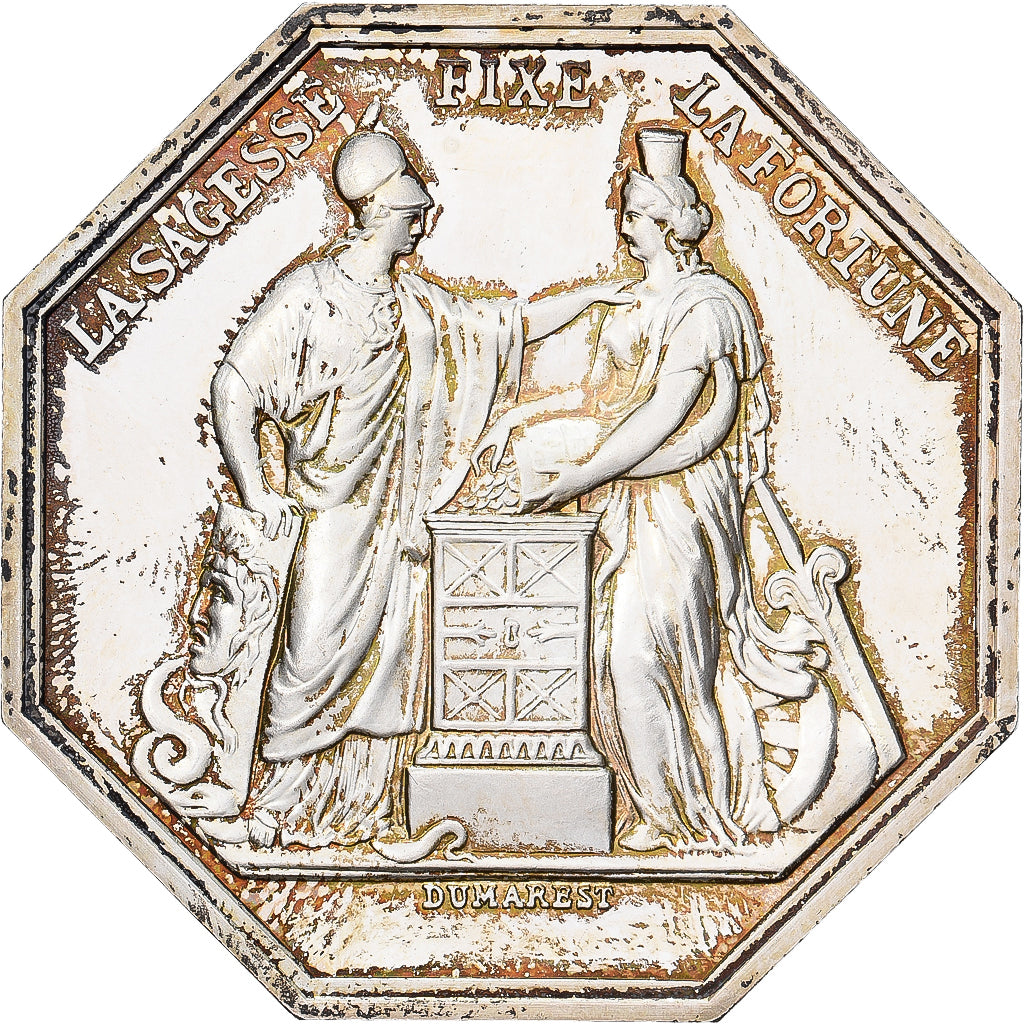 Francia, zeton, Banque de France, An VIII, Plata, SC