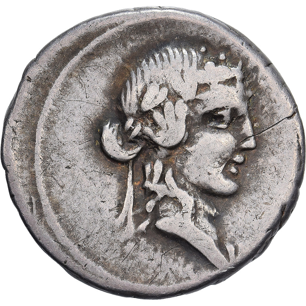 Titia, Denarius, 90 BC, Rome, Srebro, VF(30-35), Crawford:341/2