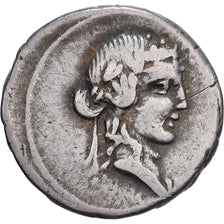 Titia, Denarius, 90 BC, Rome, Silver, VF(30-35), Crawford:341/2
