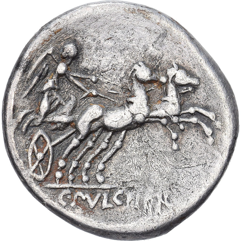 Claudia, Denarius, 110-109 BC, Rome, Srebro, AU(50-53), Crawford:300/1