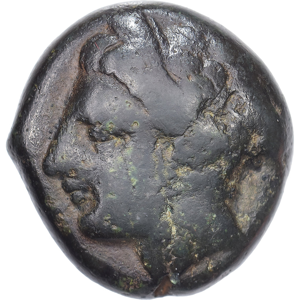 Carthaginian Sicily, Æ Unit, ca. 375-340 BC, Sicilian Mint, Bronce, BC