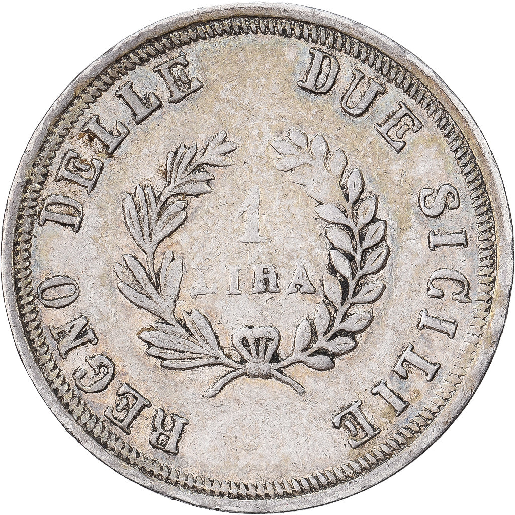 Kingdom of Naples, Joachim Murat, 1 Lira, 1813, Silber, SS