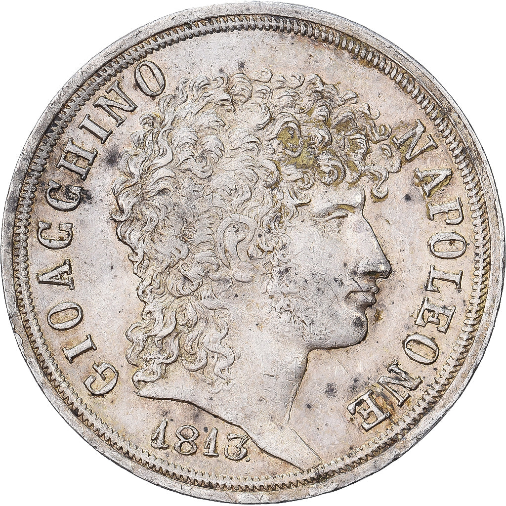 Kingdom of Naples, Joachim Murat, 2 Lira, 1813, Silber, VZ