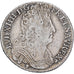 França, Louis XIV, 1/4 Ecu aux 3 couronnes, 1712, Rennes, Prata, VF(30-35)