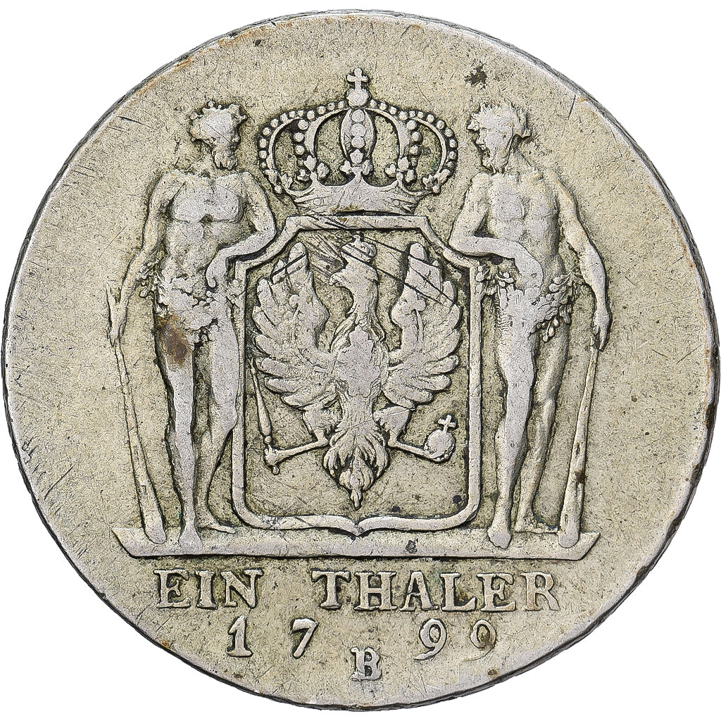 Kingdom of Prussia, Friedrich Wilhelm III, Thaler, 1799, Wroclaw, Prata
