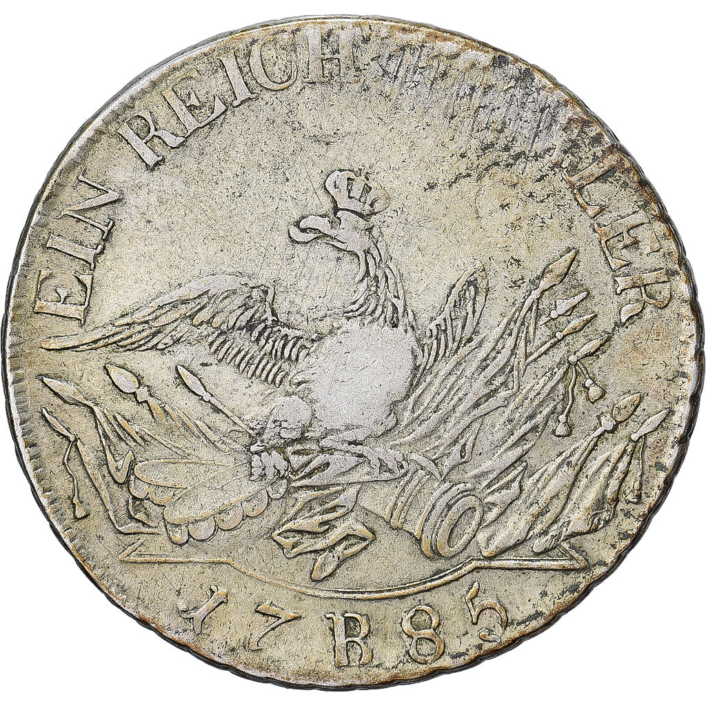 Brandenburg-Prussia, Friedrich II, Reichstaler, 1785, Wroclaw, Silver, VF(30-35)