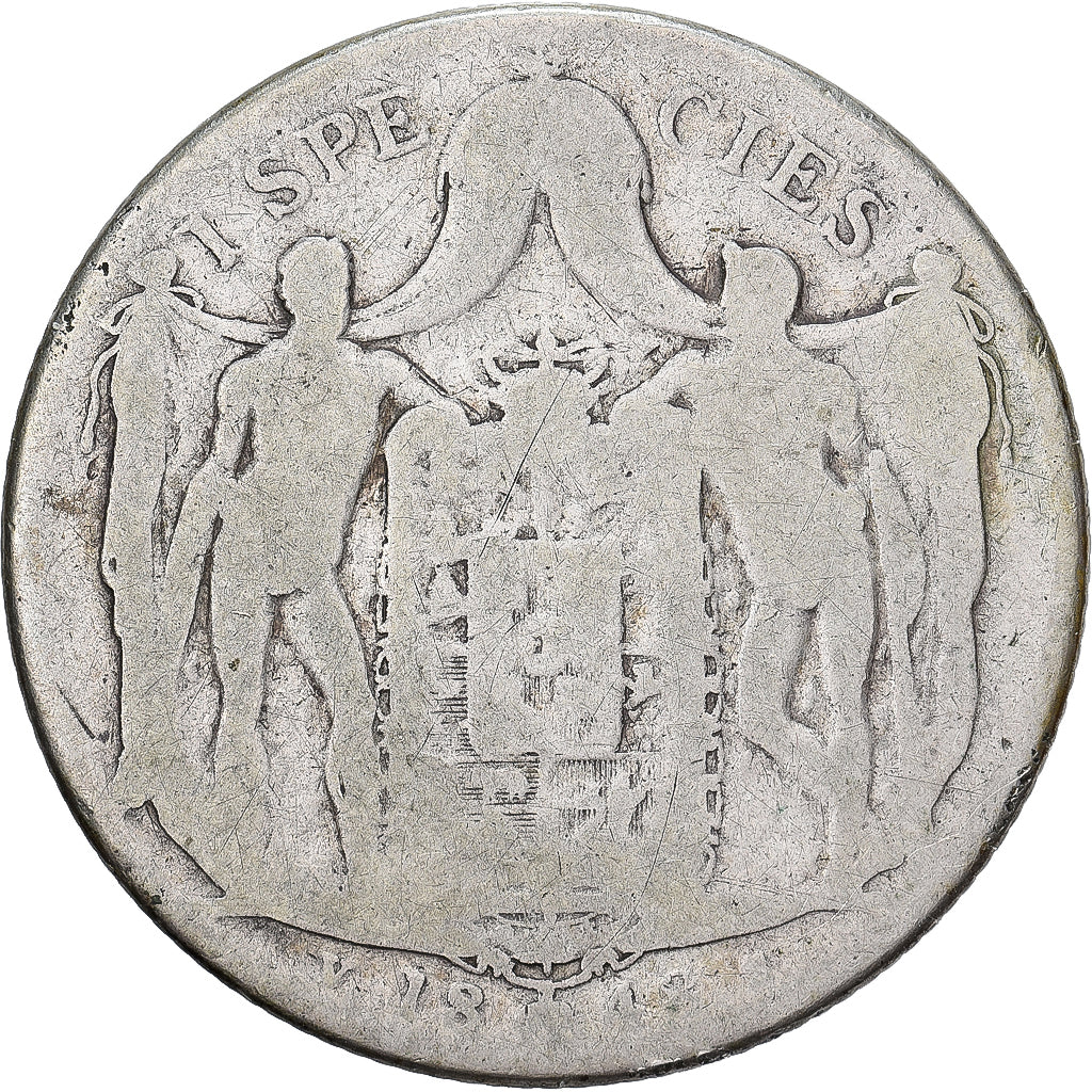 Dinamarca, Christian VIII, Speciedaler, 1848, Copenhagen, Prata, VG(8-10)