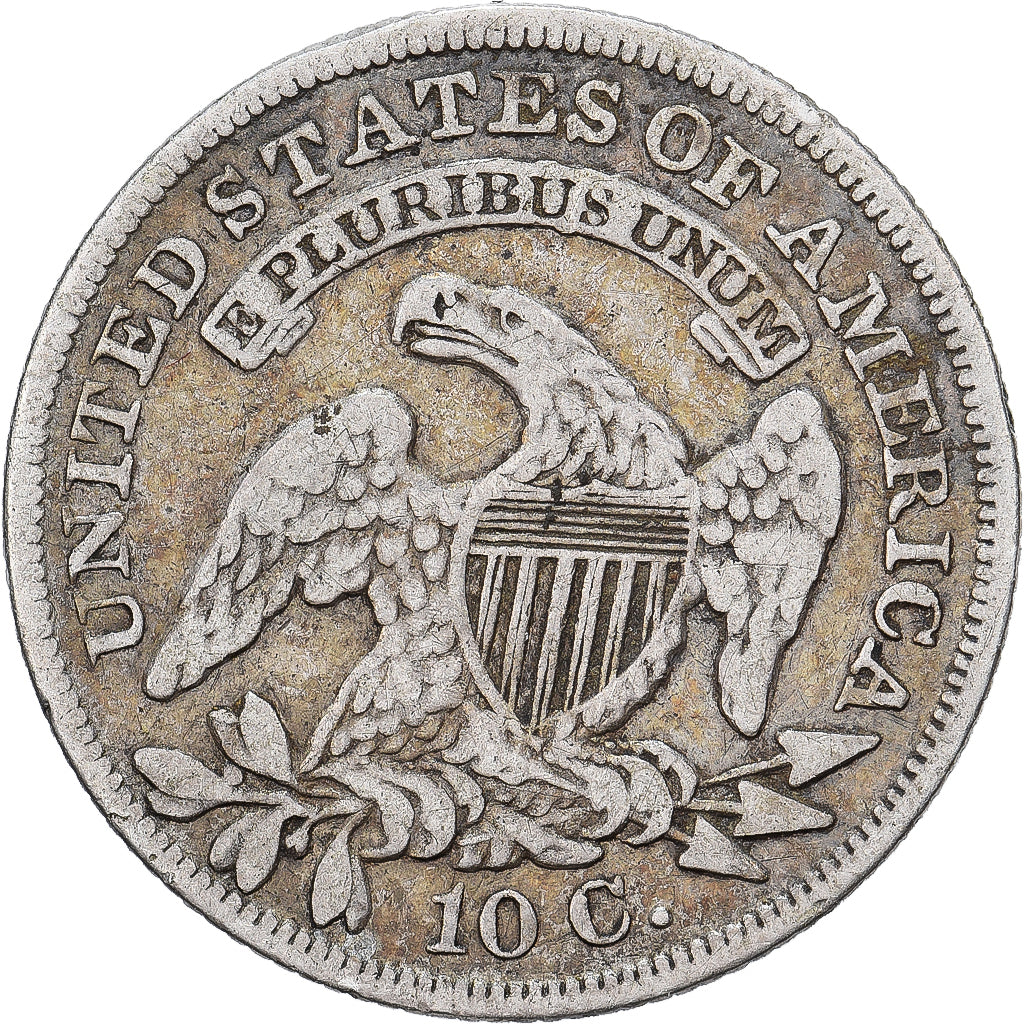 Vereinigte Staaten, Dime, Capped Bust, 1837, Philadelphia, Silber, S