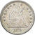 États-Unis, quarter dollar, Seated Liberty, 1875, Philadelphie, Argent, SUP