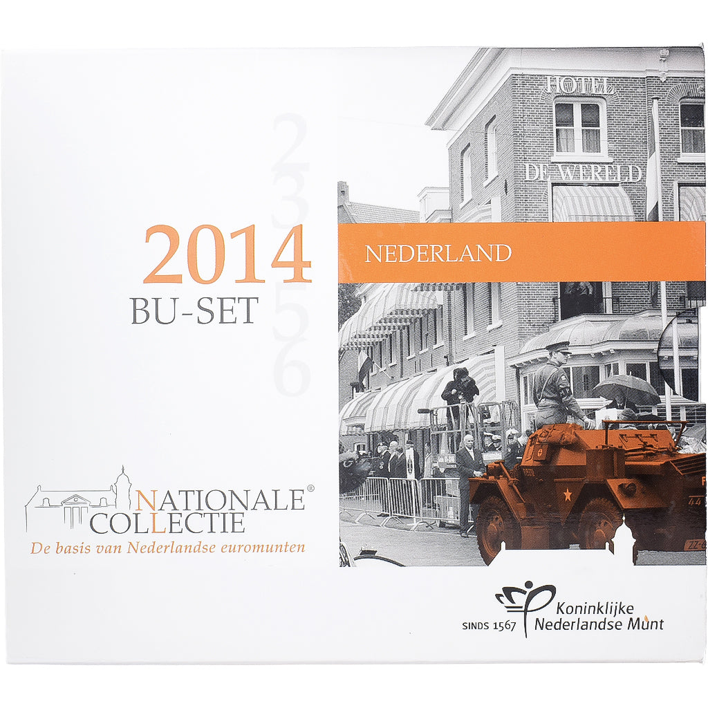 Pays-Bas, Set 1 ct. - 2 Euro, BU, 2014, Utrecht, FDC