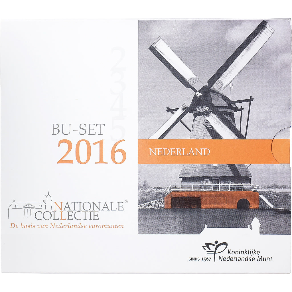 Netherlands, Set 1 ct. - 2 Euro, BU, 2016, Utrecht, MS(65-70)