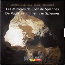 Belgium, Set 1 ct. - 2 Euro + Token, Flint Mines, Spiennes, BU, 2011, Brussels