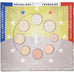 France, Coffret 1c. à 2€, BU, 2011, MDP, Silver, MS(65-70)