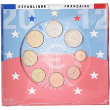 France, Coffret 1c. à 2€, BU, 2012, MDP, Silver, MS(65-70)