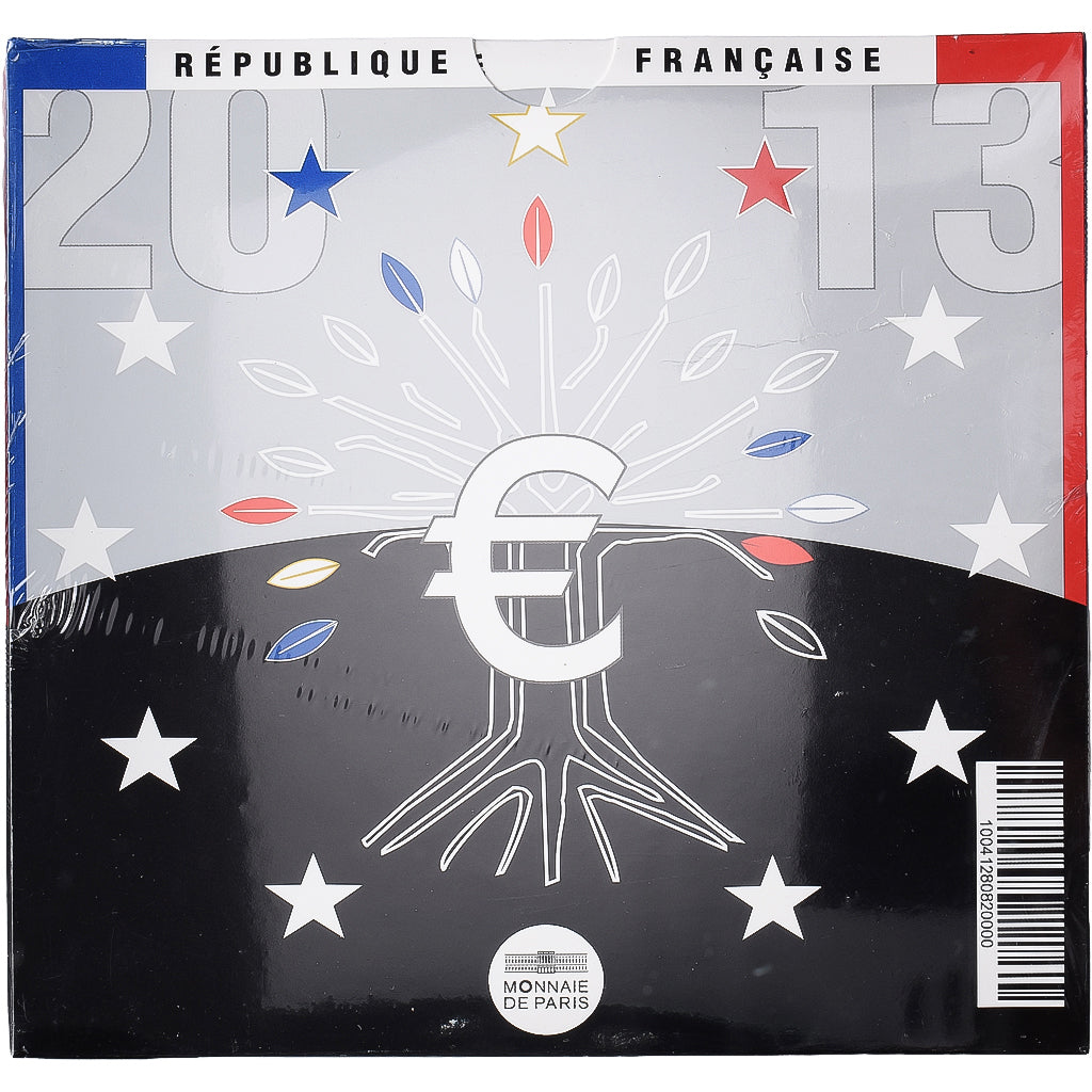 Francja, Coffret 1c. à 2€, BU, 2013, MDP, Srebro, MS(65-70)