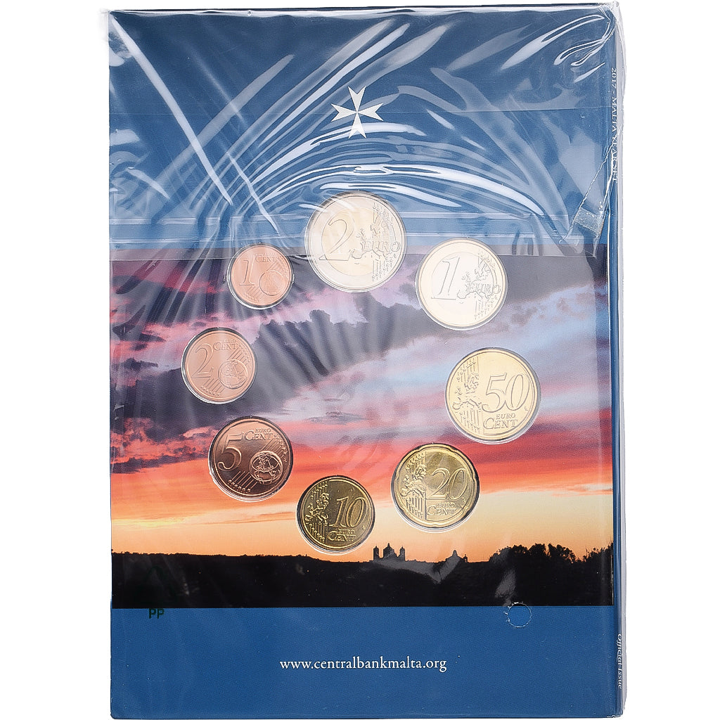 Malta, Set 1 ct. - 2 Euro, BU, 2017, MDP, ND, MS(65-70)