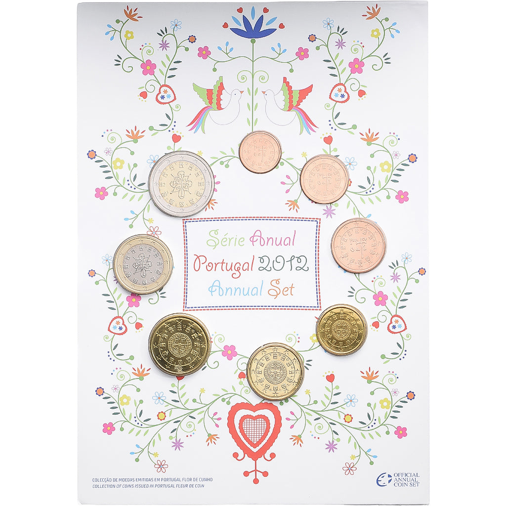 Portugal, Set 1 ct. - 2 Euro, BU, 2012, Lisbon, ND, MS(65-70)