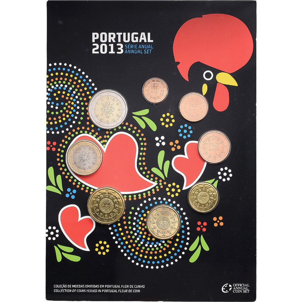 Portugal, Set 1 ct. - 2 Euro, BU, 2013, Lisbon, N/D, MS(65-70)
