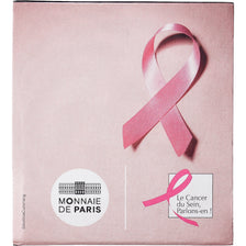 France, 2 Euro, Breast cancer, Proof, 2017, MDP, Bi-Metallic, MS(65-70)