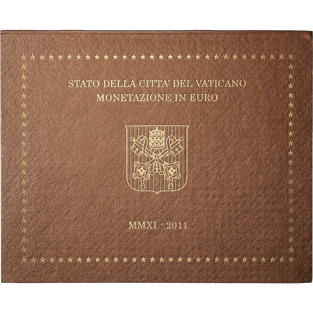 Vatican, Pape Benoît XVI, Set 1 ct. - 2 Euro, BU, 2011, Rome, FDC