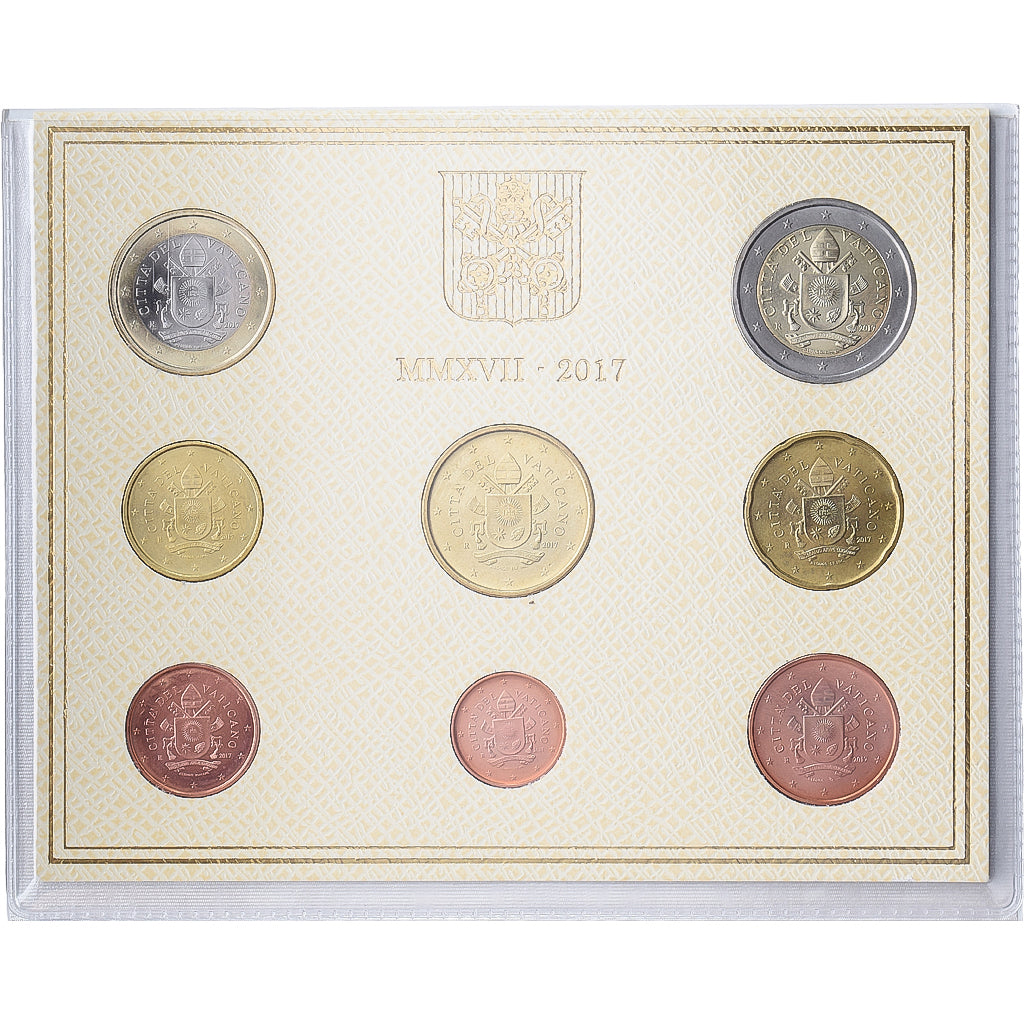 Vatican, Pope Francis I, Set 1 ct. - 2 Euro, BU, 2017, Rome, MS(65-70)