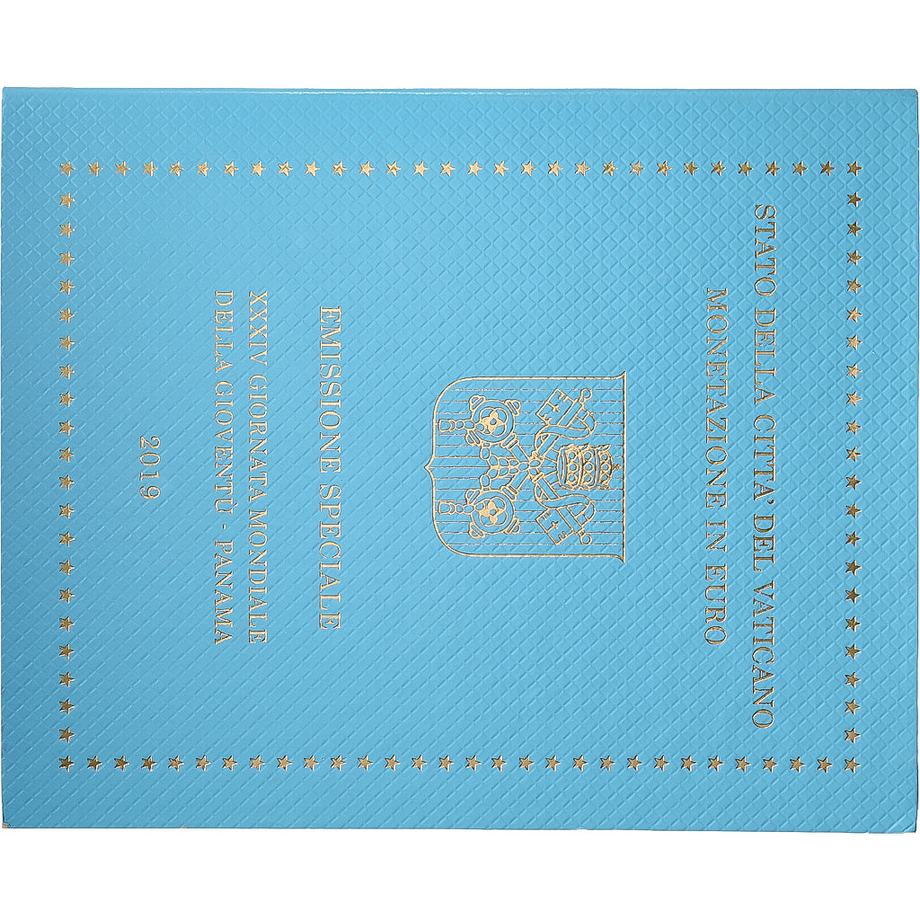 Vatican, Pape François Ier, Set 1 ct. - 2 Euro, 34e Journée mondiale jeunesse